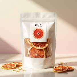 100% 자몽 건조 과일 홈카페 자몽칩