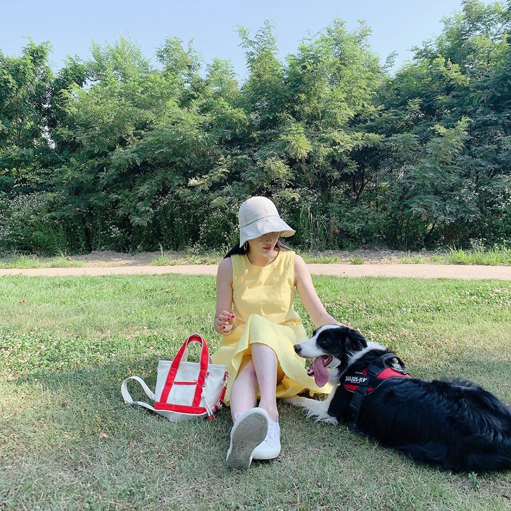 [@ijoa0605_sahee] Tropical Market Bag (Mini) Red | Karim Rashid