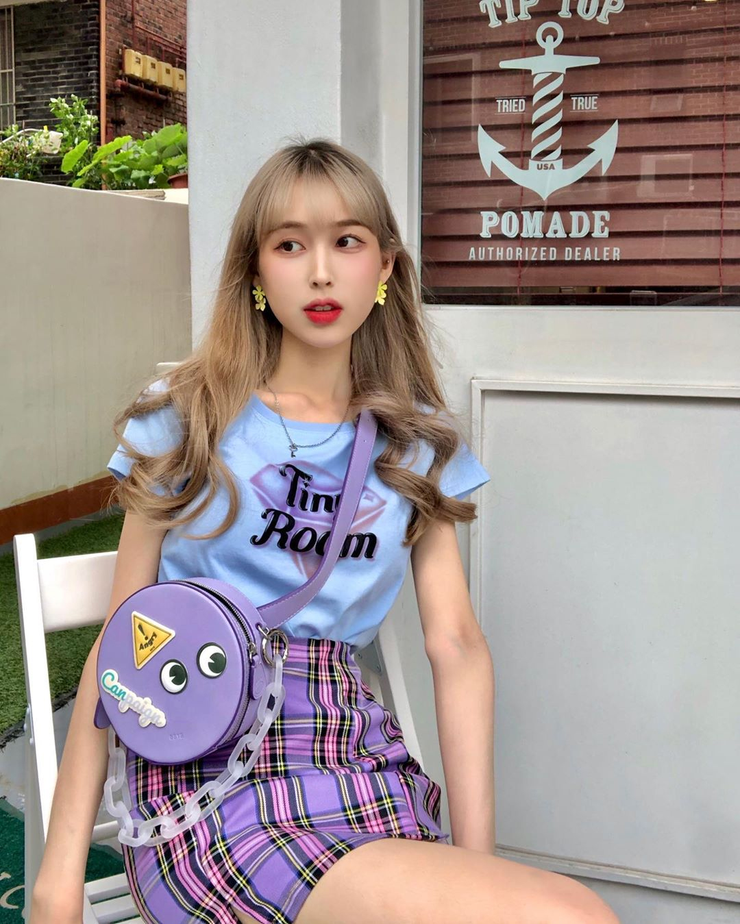 [@baksogum] Tindy Round Bag (Sweet Lavender) BBYB STORE | 비비와이비