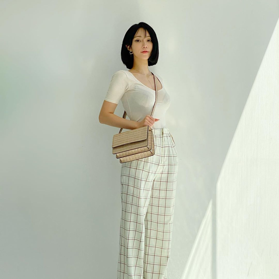 @2u2_0109 #OOTD Croc Heather Bag (Hazelnut)