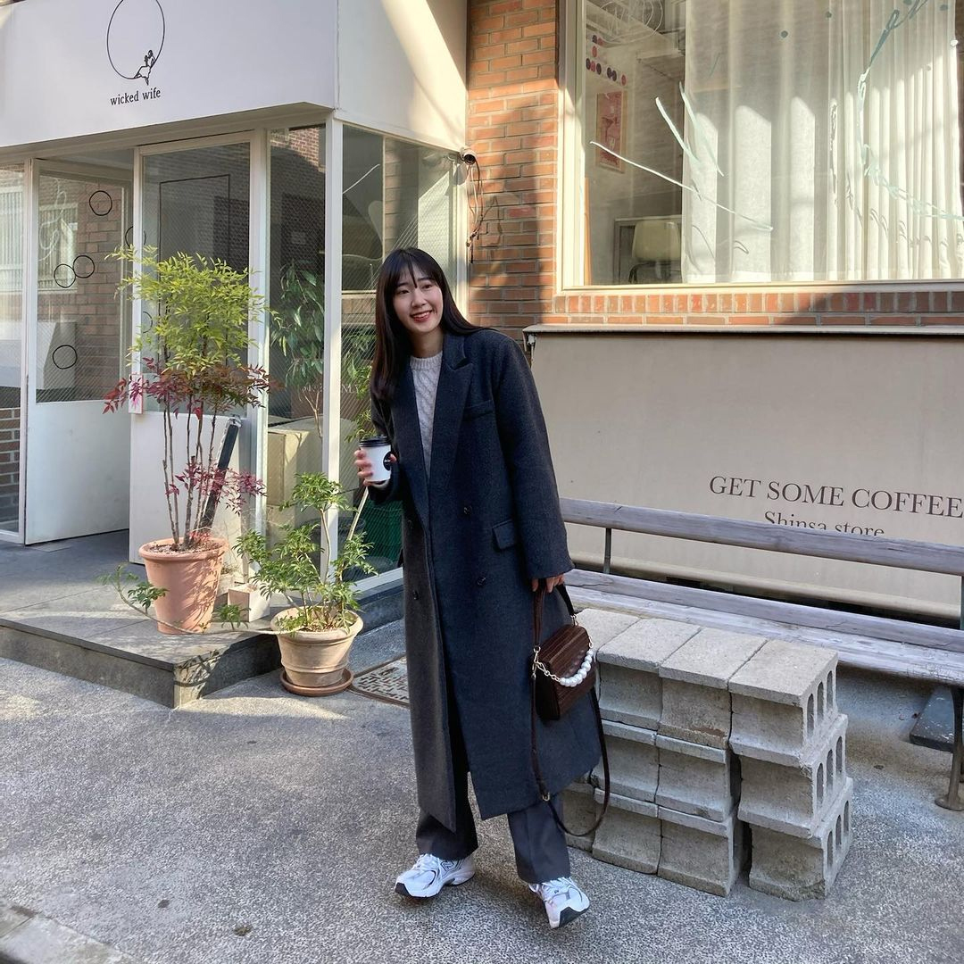 @eunbnim #OOTD Croc Lily Bag (Chestnut Brown)