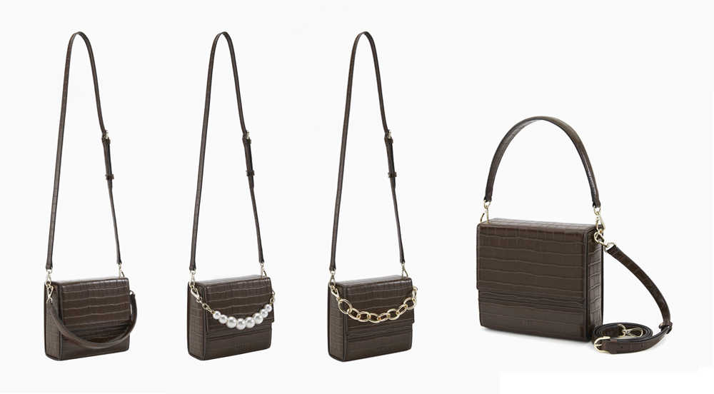@eunbnim #OOTD Croc Lily Bag (Chestnut Brown)