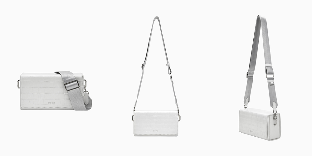 @from.youngjoo #OOTD Mio Unisex Cross Bag (Titanium White)