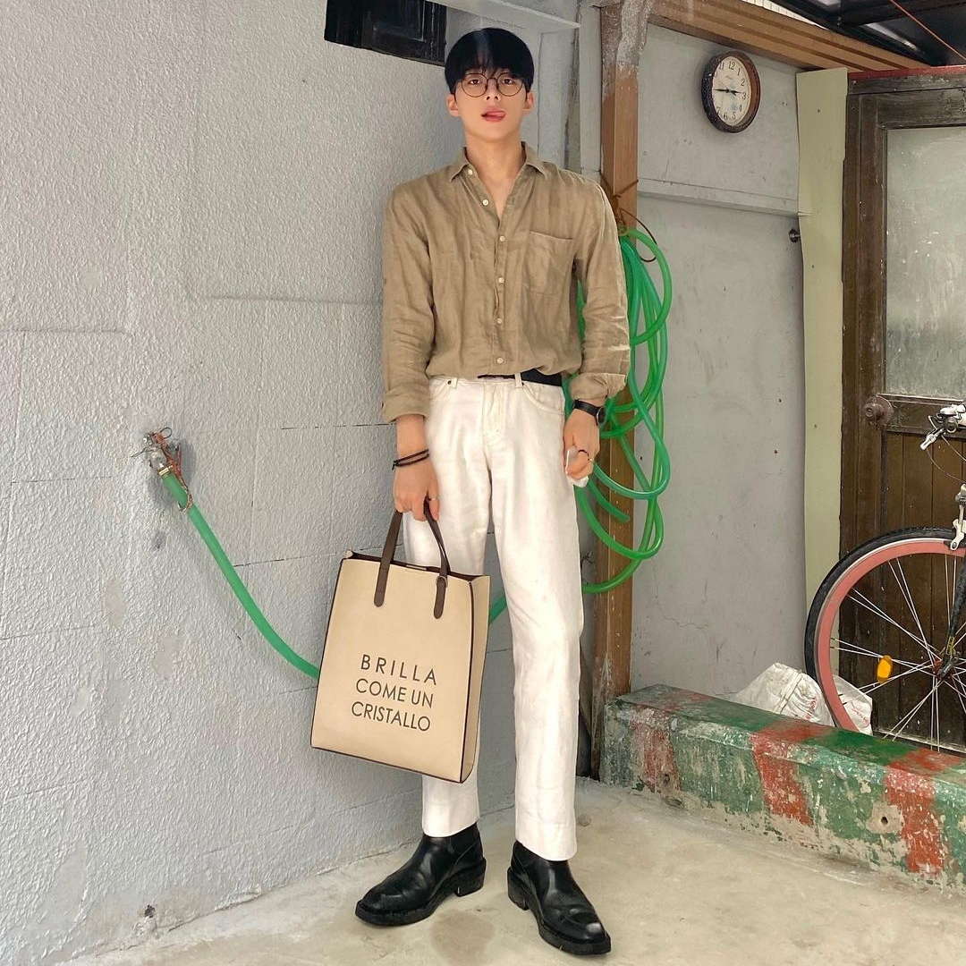 @d.of.j.c #OOTD BBYB MARCE Slim Unisex Tote Bag (Sand Ivory)