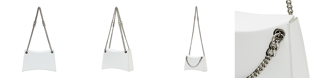 @withyeonsu #OOTD Nicke Chain Shoulder Bag (Titanium White)