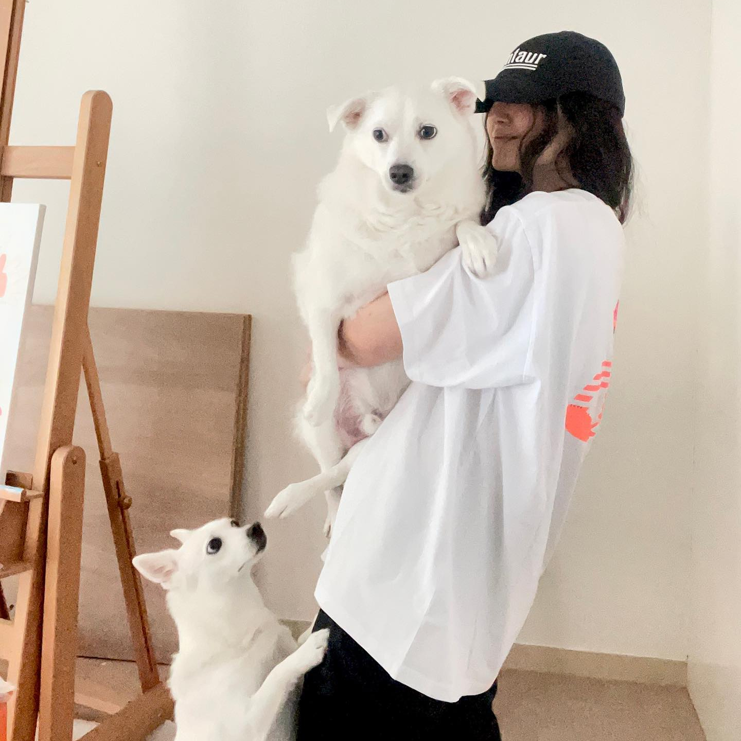 [@shinhong_gwon] Unisex Old Boy Over-fit T-shirt (White... | Karim Rashid