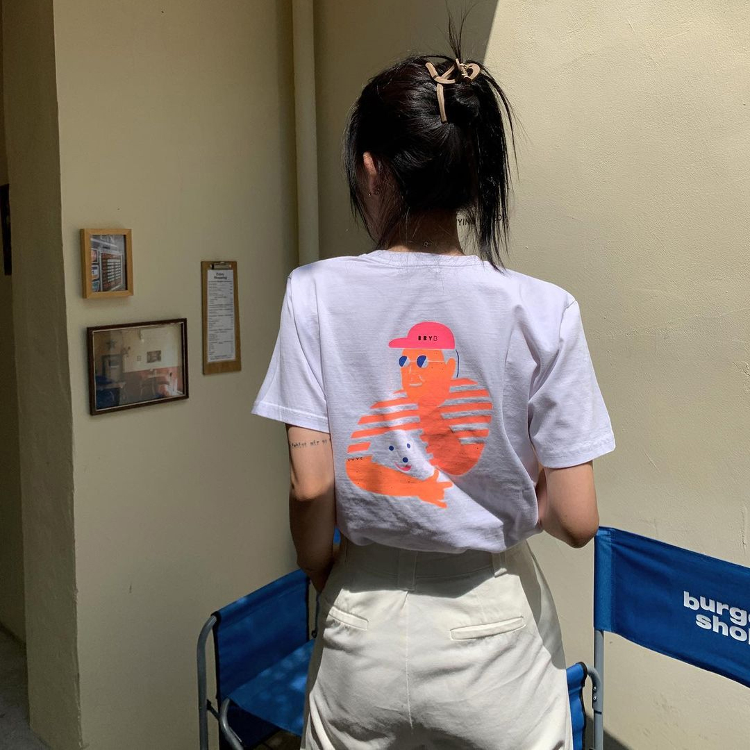 [@effyismyownmuse] Unisex Old Boy Over-fit T-shirt (Whi... | Karim Rashid