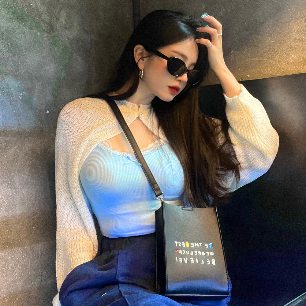 @hwa___ya BBYB MARCE Unisex Mini Square Bag (Jade Black)