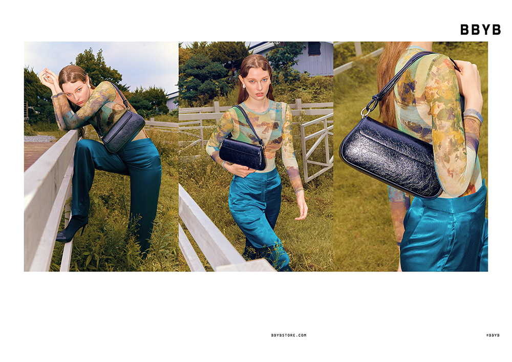 BBYB Lala Shoulder Bag (Crinkled Black)