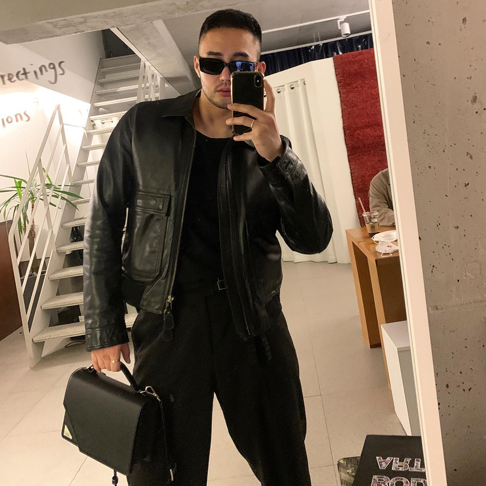 [@geum_so] Mago Unisex Satchel Cross Bag (Jade Black) | Karim Rashid