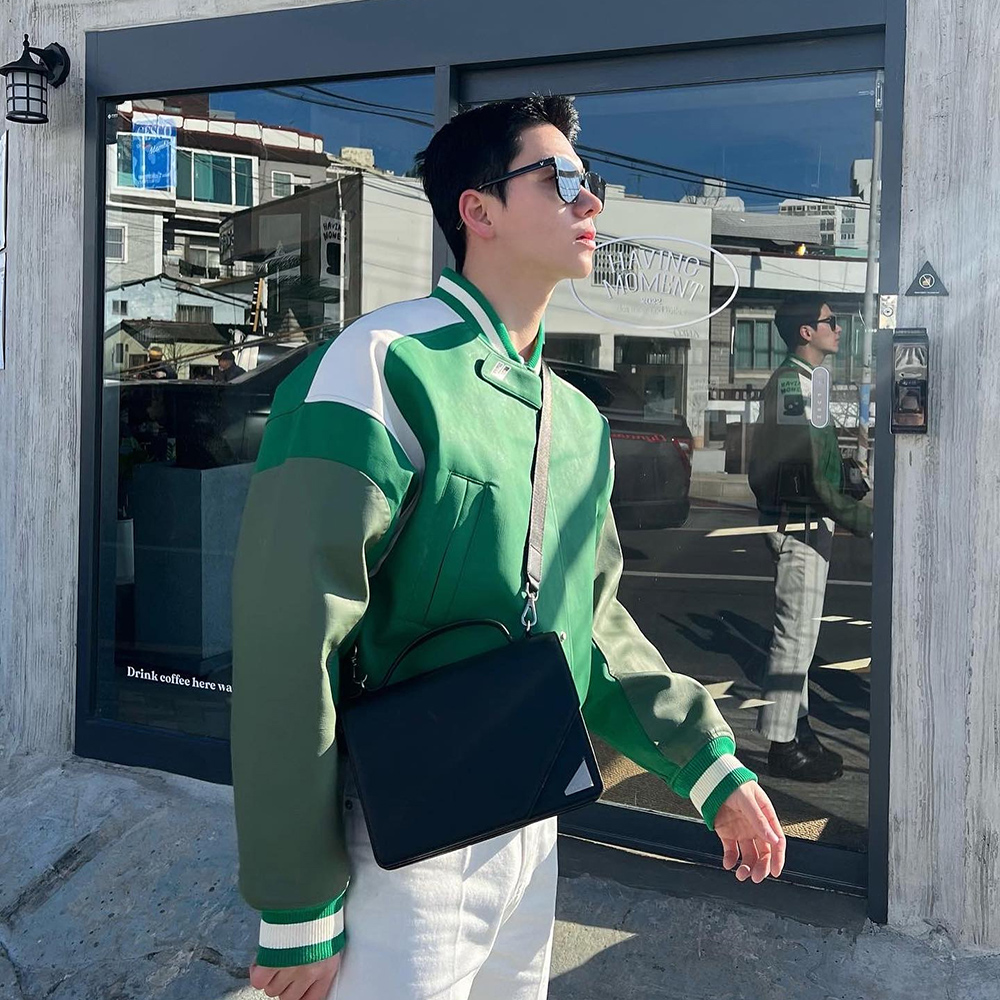 [@leeyoseb_] Mago Unisex Satchel Cross Bag (Jade Black) | Karim Rashid