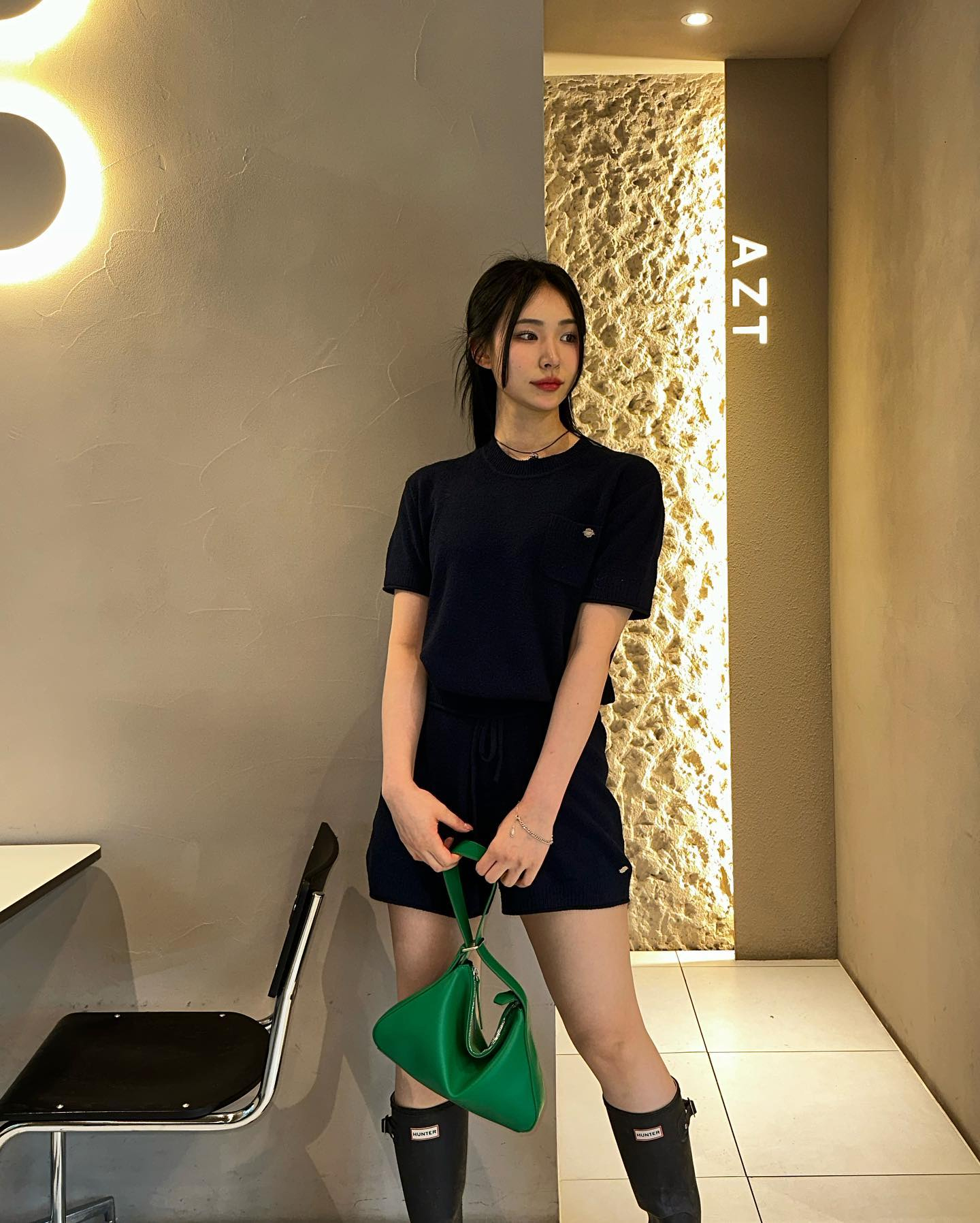@jay_jai_e #OOTD [BBYB X 황보] BO.Y Bag 보이백 (Green)