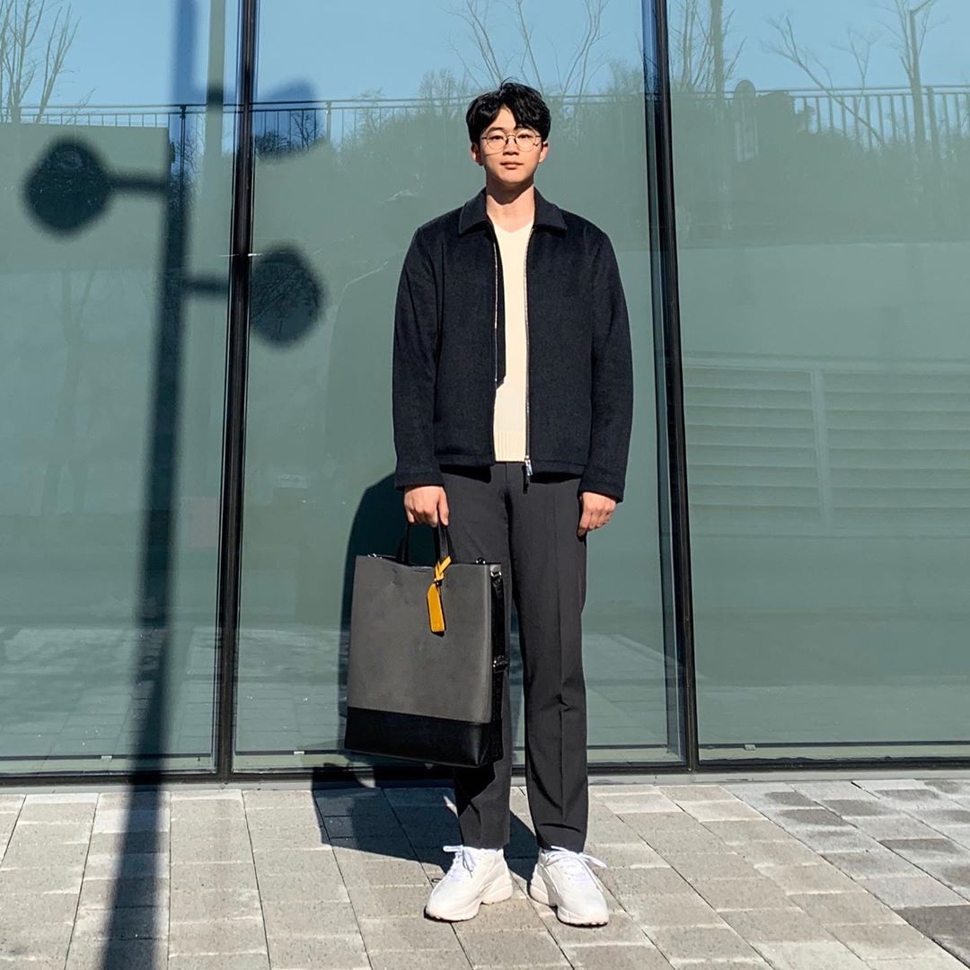 [@done__u] BRUNI Unisex Tote Bag (Charcoal Grey) | Karim Rashid