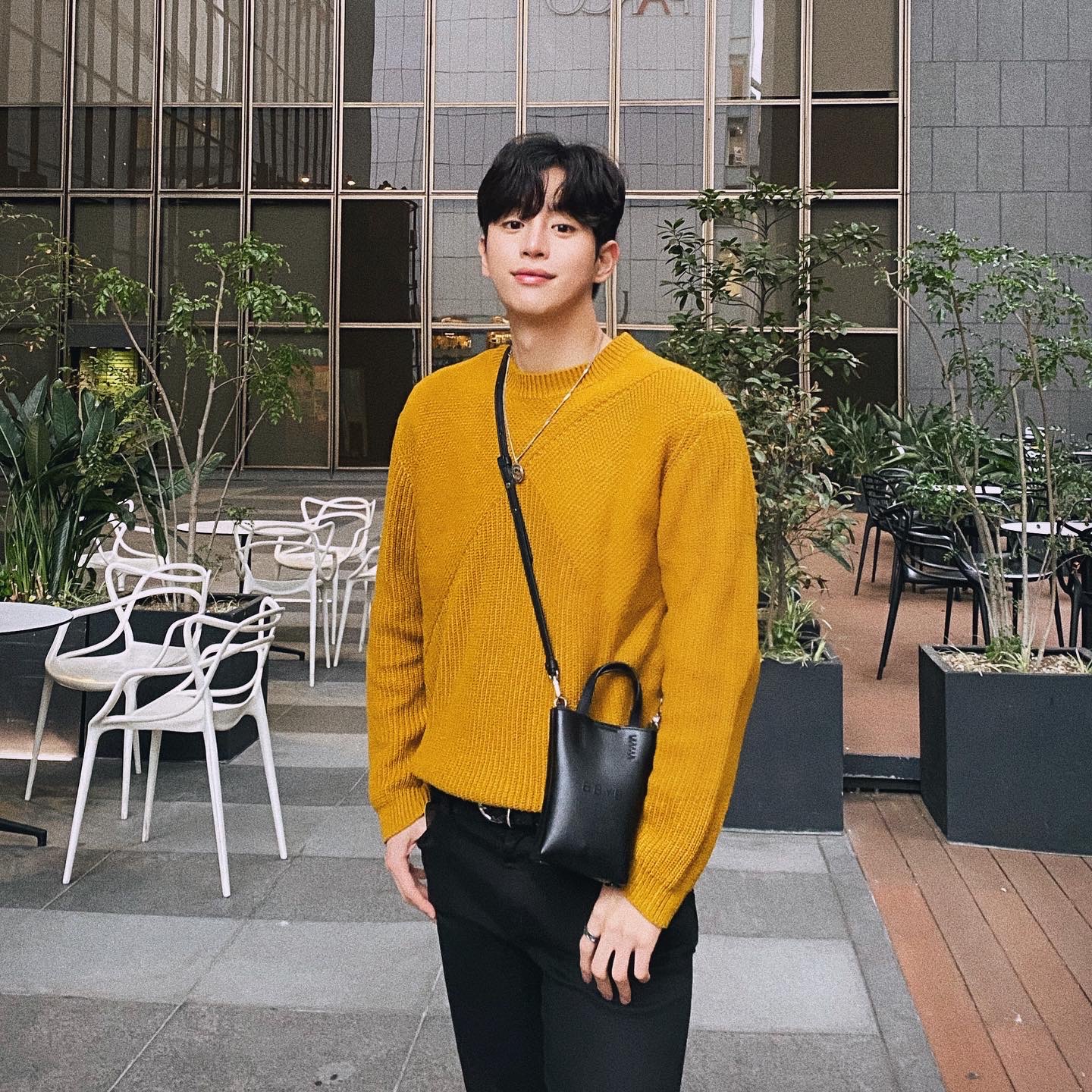 [@charmant__u] BRUNI Micro Mini Bag (Jade Black) | Karim Rashid