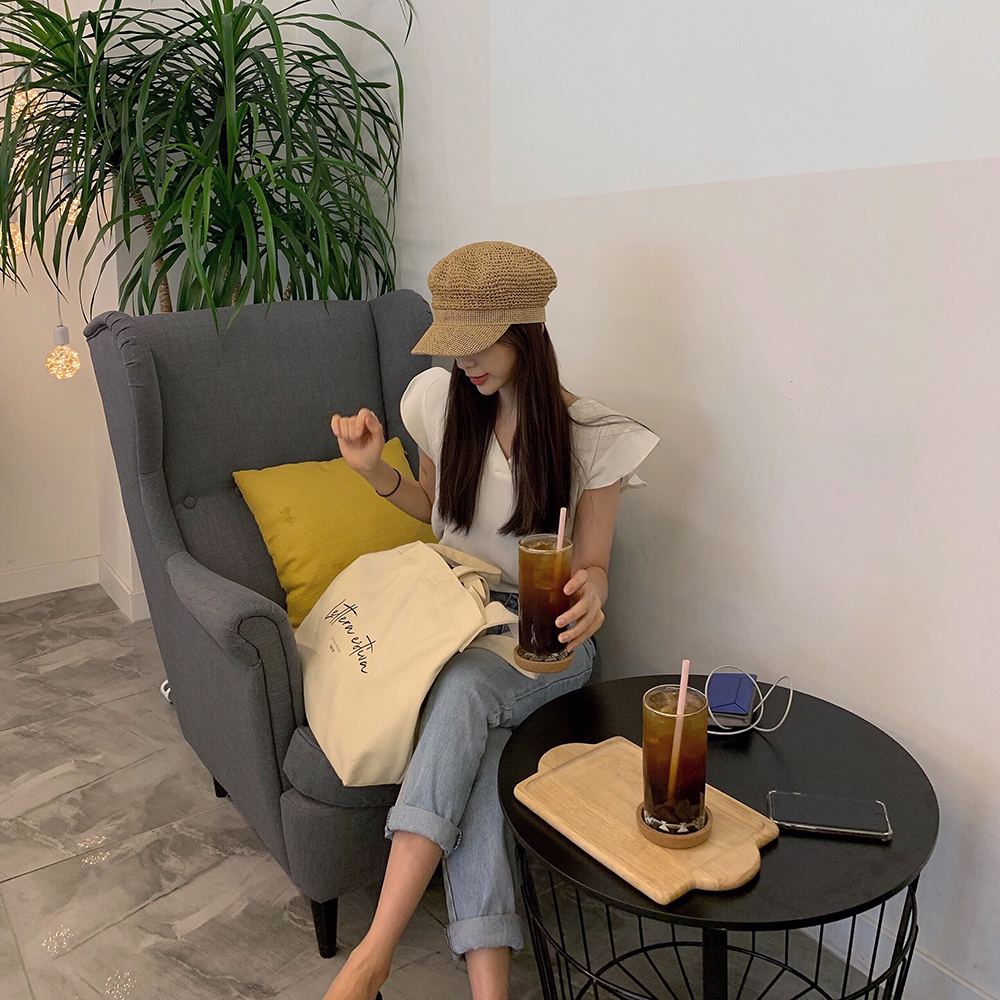 [@ae.luv] POST Canvas 2way Bag (L) Ivory | Karim Rashid