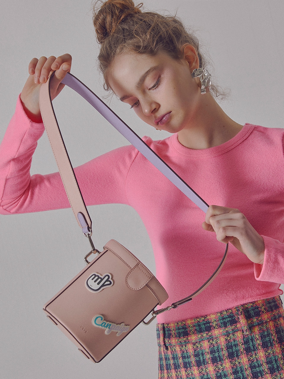 Tindy Cylinder Bag (Peach Blossom)