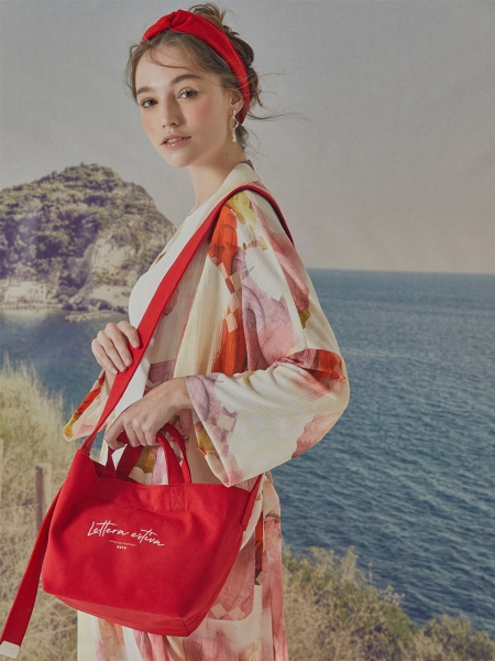 POST Canvas 2way Bag (M) Red
