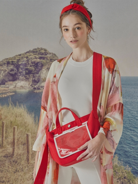 POST Canvas 2way Bag (M) Red