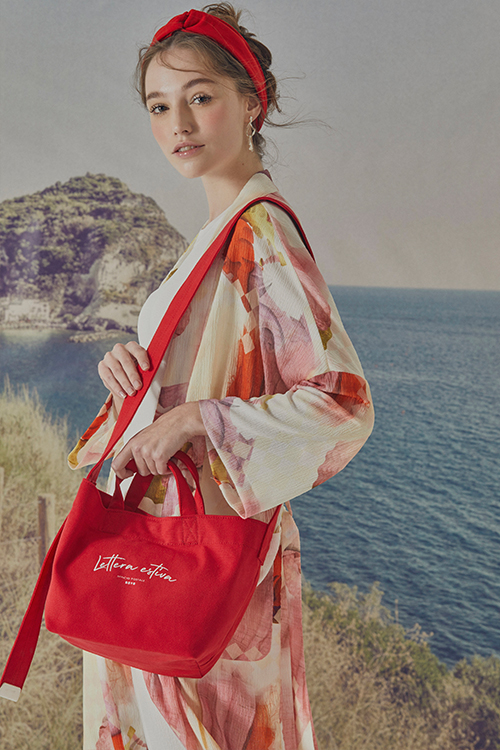 POST Canvas 2way Bag (M) Red