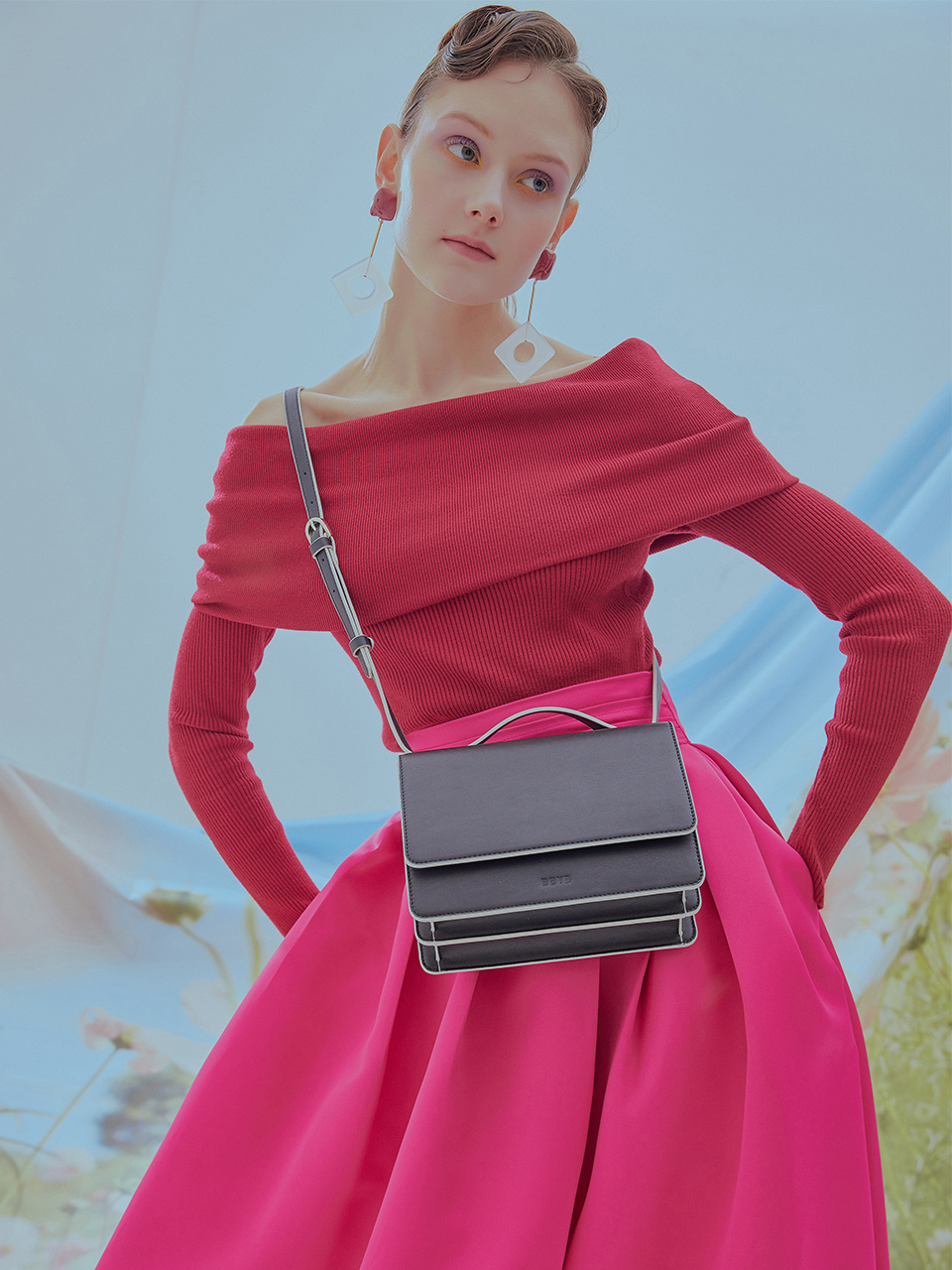 Heather Bag (Jade Black)