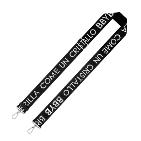MARCE Lettering Webbing Strap (Silver)