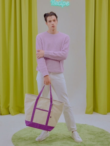 [리퍼브] Tropical Market Bag (Extra-large) Purple