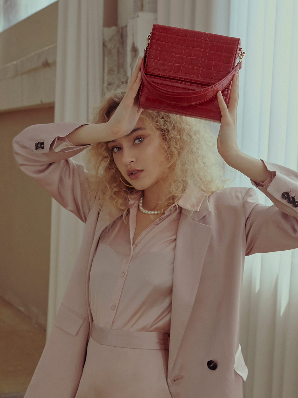 Croc Lily Bag (Samba Red)