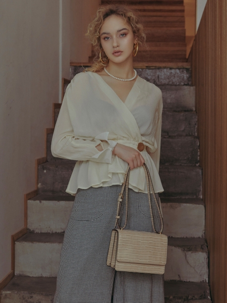 Croc Heather Bag (Hazelnut)