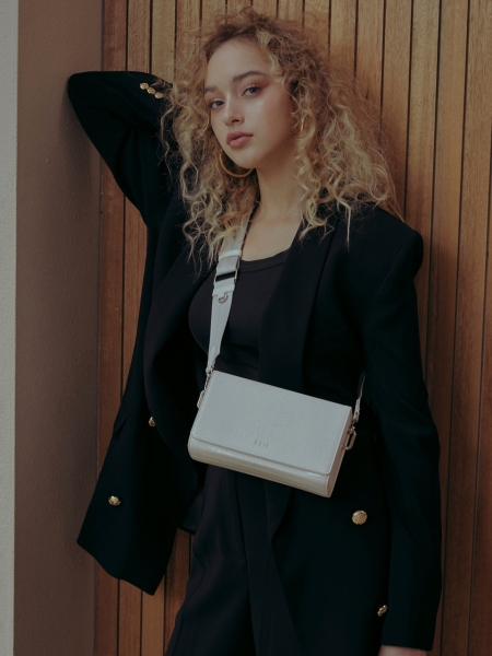 Mio Unisex Cross Bag (Titanium White)