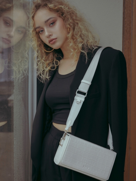 Mio Unisex Cross Bag (Titanium White)