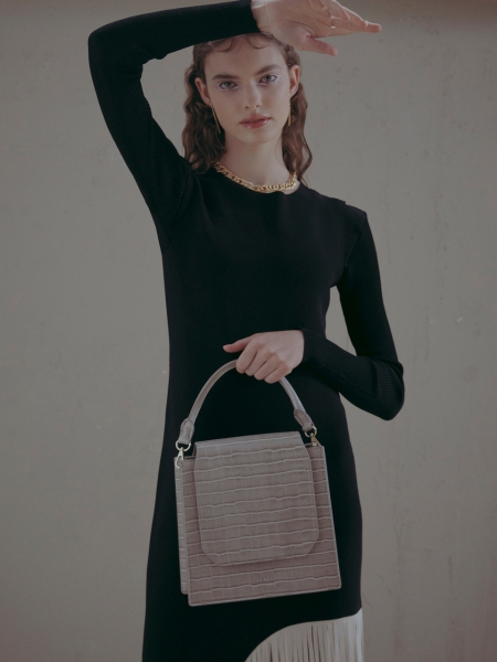 Croc Ora Tote Bag (Quiet Grey)