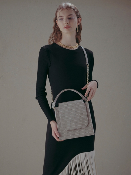 Croc Ora Tote Bag (Quiet Grey)