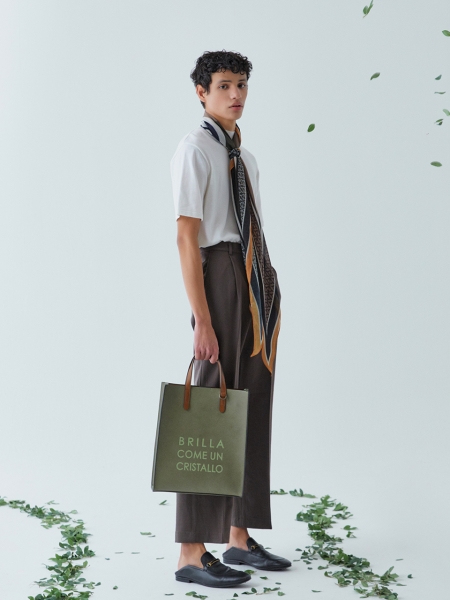 MARCE Slim Unisex Tote Bag (Sage Khaki)