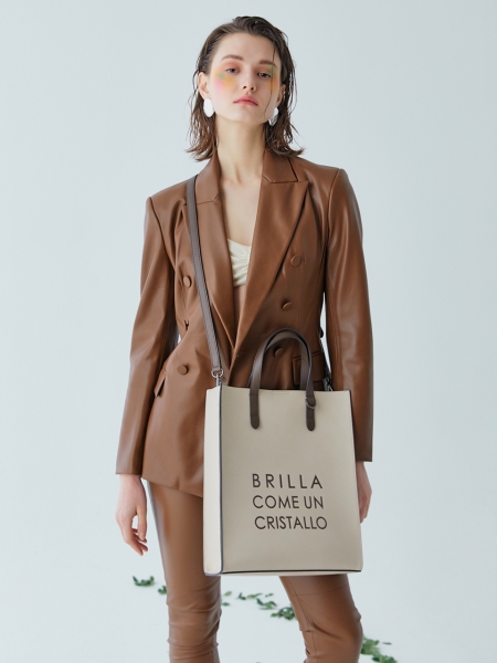 MARCE Slim Unisex Tote Bag (Sand Ivory)