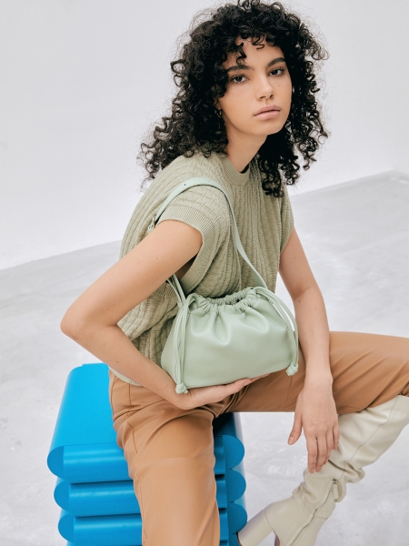 Balloon (S) Shoulder Bag (Pale Green)