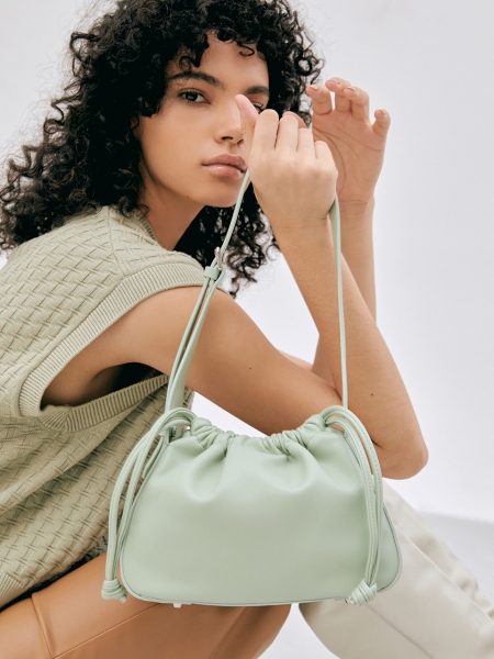 Balloon (S) Shoulder Bag (Pale Green)