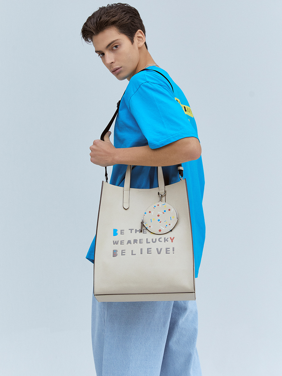 [BBYB X 권신홍] MARCE Unisex Tote Bag (Sand Ivory)