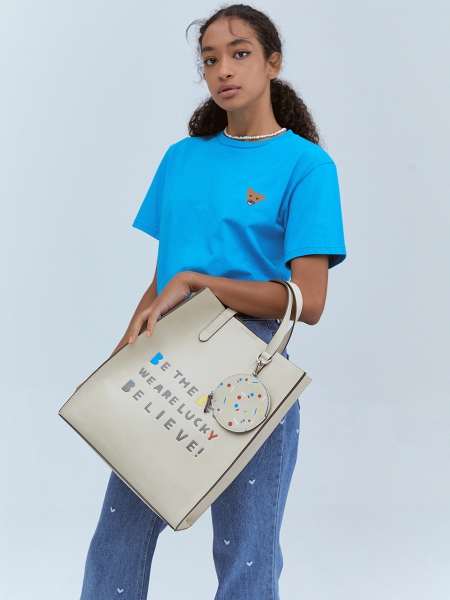 [BBYB X 권신홍] MARCE Unisex Tote Bag (Sand Ivory)