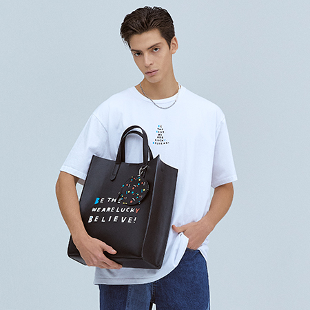 BBYB [BBYB X 권신홍] MARCE Unisex Tote Bag (Jade Black