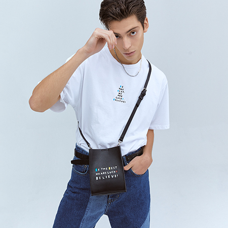 [BBYB X 권신홍] MARCE Unisex Mini Square Bag (Jade Black)