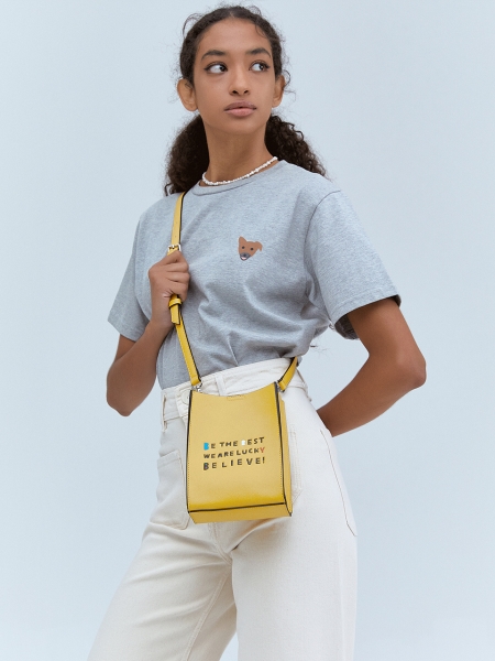 [리퍼브] [BBYB X 권신홍] MARCE Unisex Mini Square Bag (Maple Yellow)