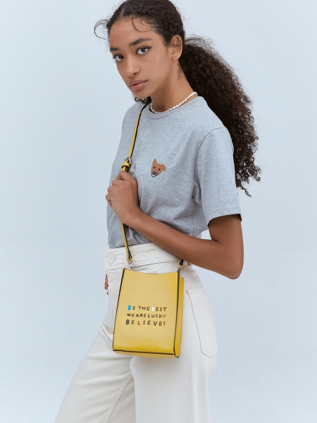[리퍼브] [BBYB X 권신홍] MARCE Unisex Mini Square Bag (Maple Yellow)