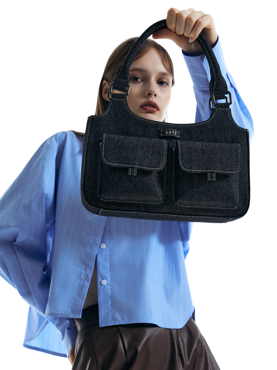 Linda Tote Bag (Denim Black)