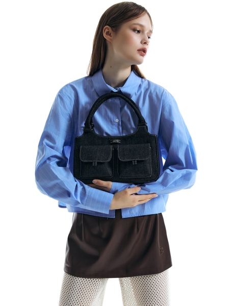 Linda Tote Bag (Denim Black)