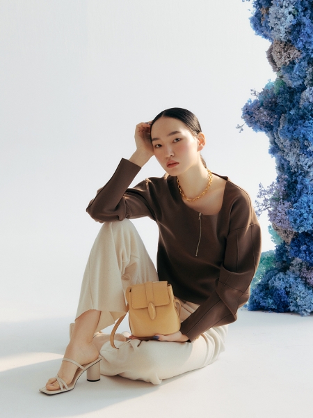 Ecor Mini Cross Bucket Bag (Mustard)