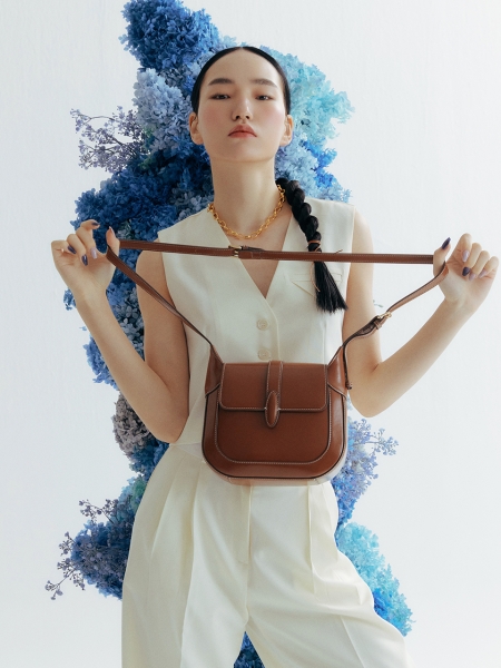 Ecor Medium Shoulder Bag (Brown)