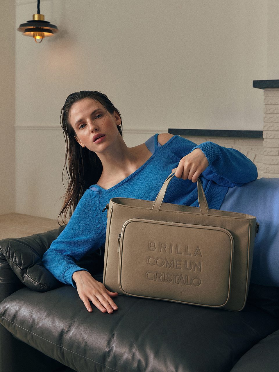 MARCE Unisex  Briefcase (Grey)