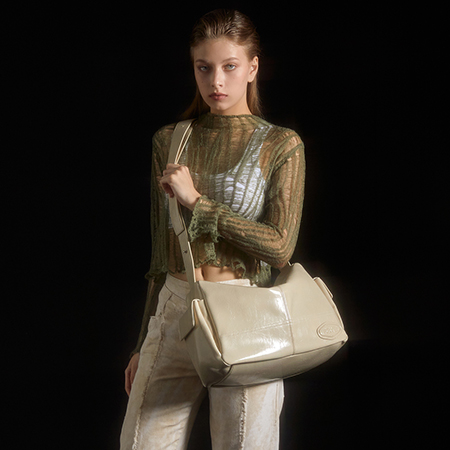 TOMO Messenger Cross Bag (Ivory) TOMO Messenger Cross Bag (Ivory)