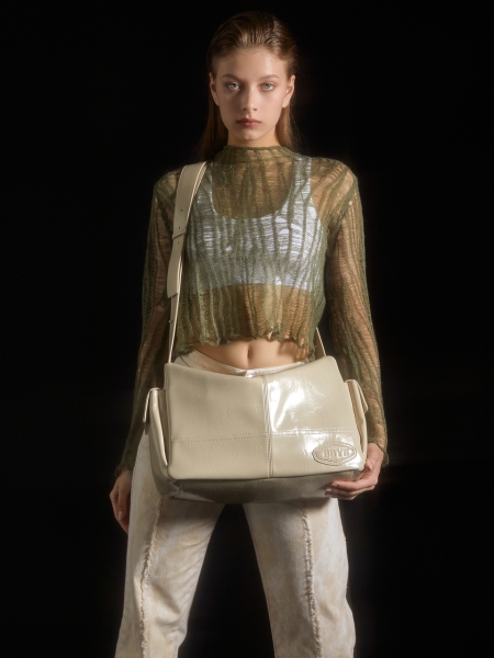 TOMO Messenger Cross Bag (Ivory)