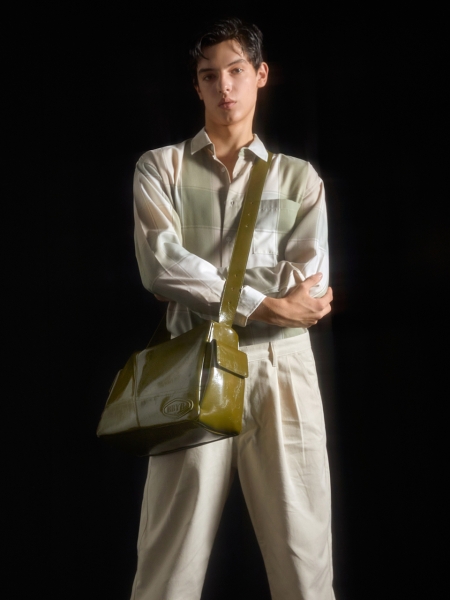 TOMO Messenger Cross Bag (Khaki)